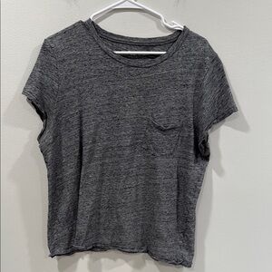 Madewell Gray Boxy Short Sleeve T-Shirt Size XL